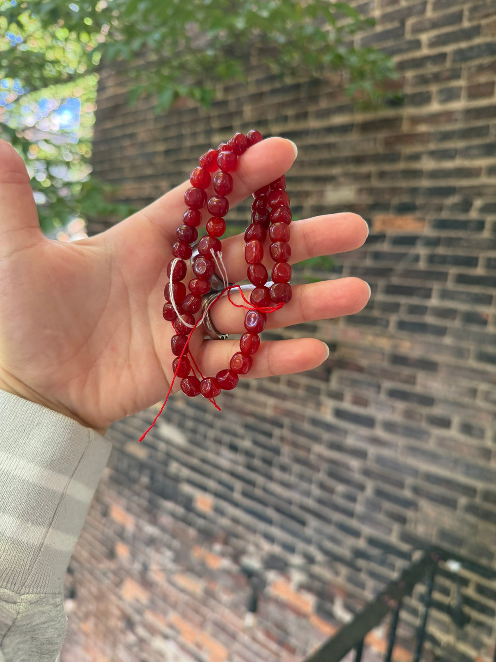 Ruby Red Agate Nuggets