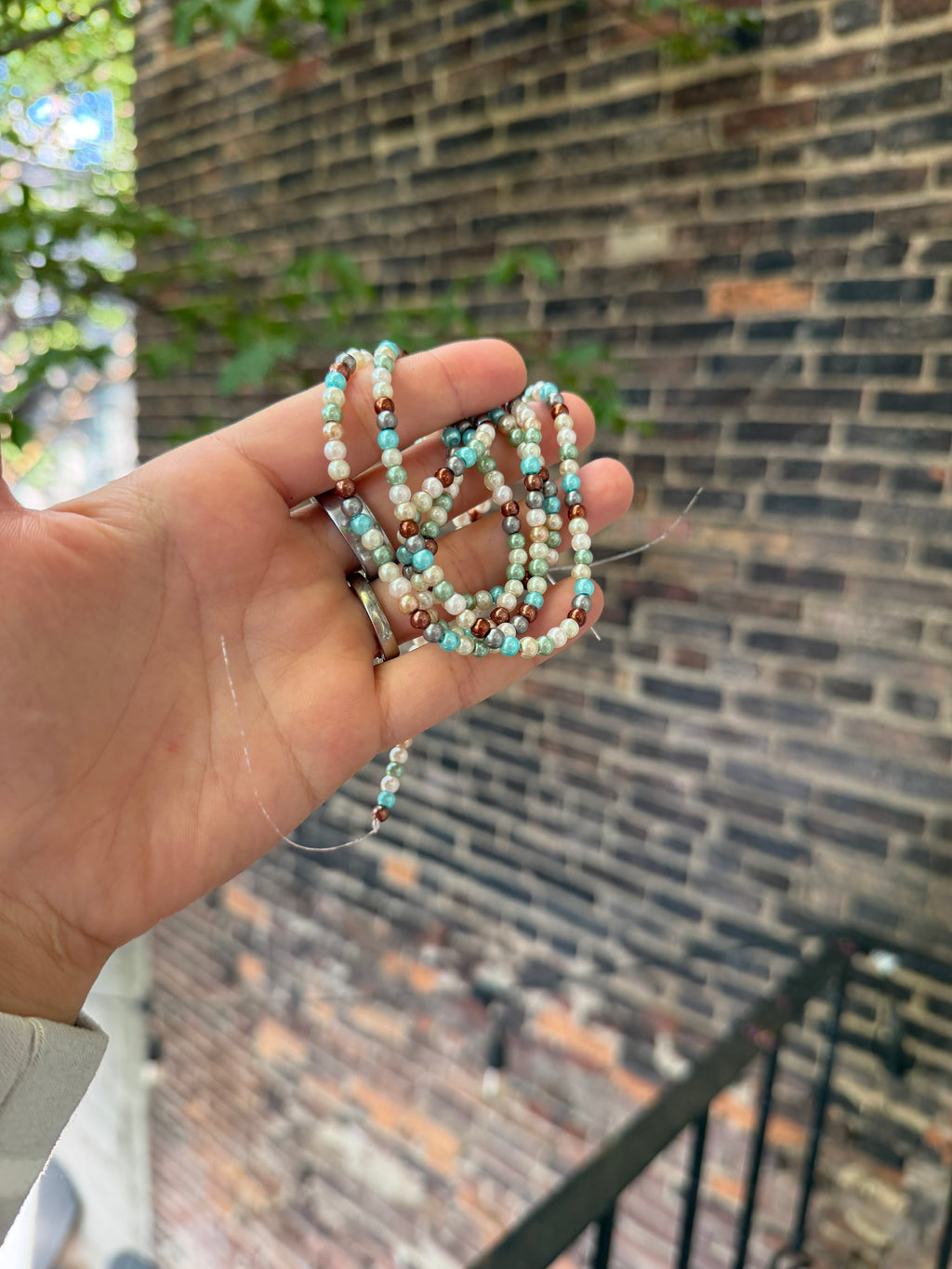 Multi-color Glass Pearls