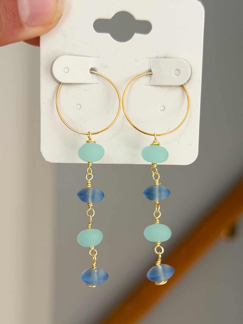 sea glass earrings