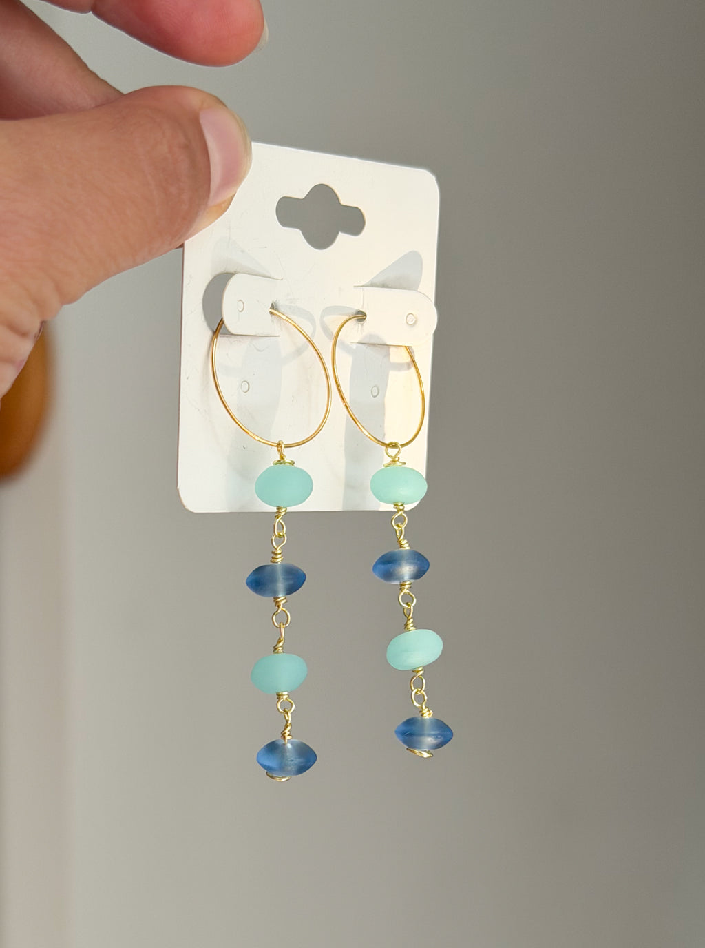 sea glass earrings