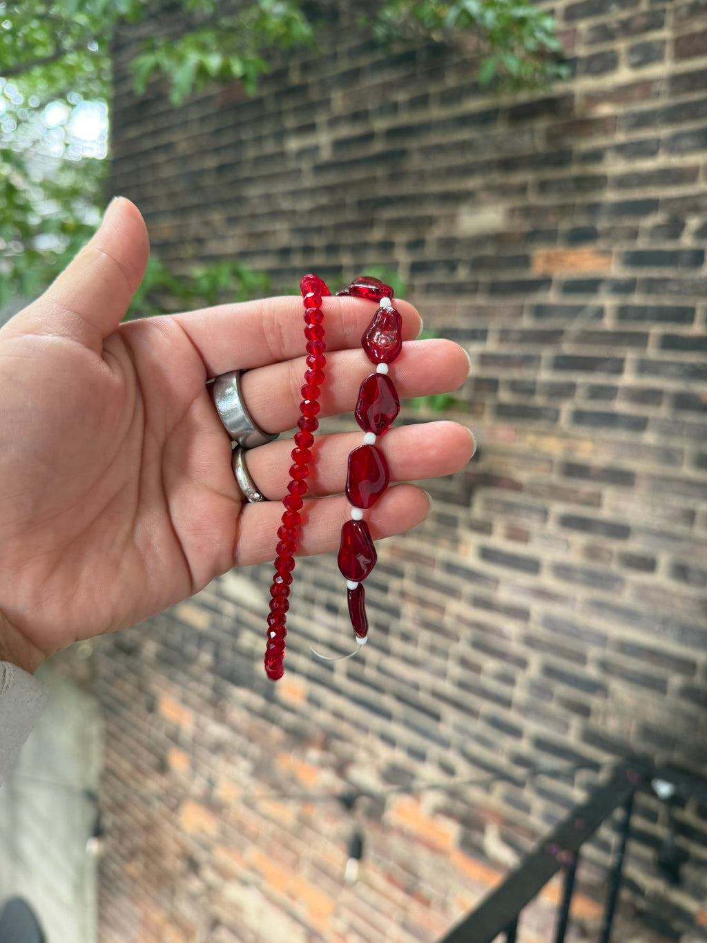Red Czech Glass