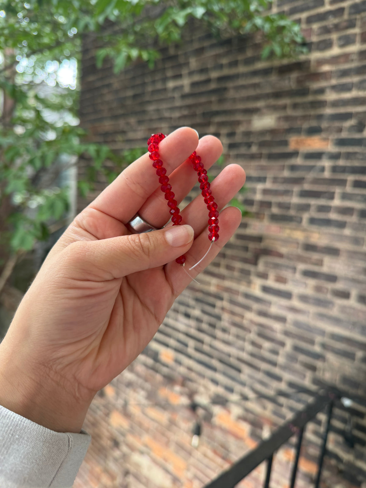 Red Czech Glass