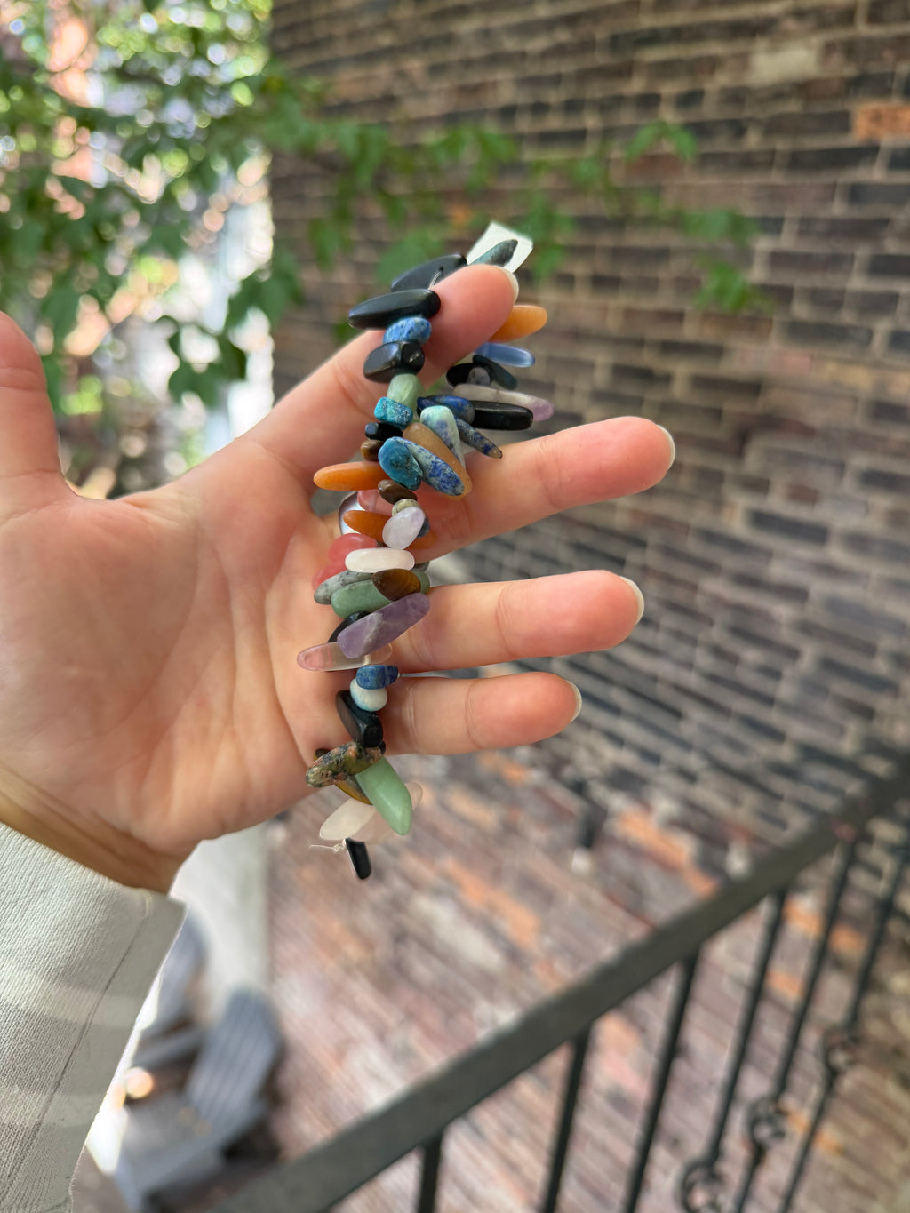 Multi-gemstone Chip Beads