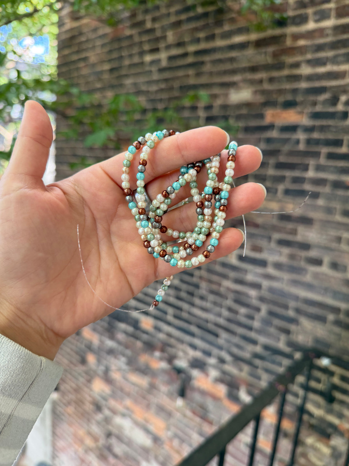Multi-color Glass Pearls