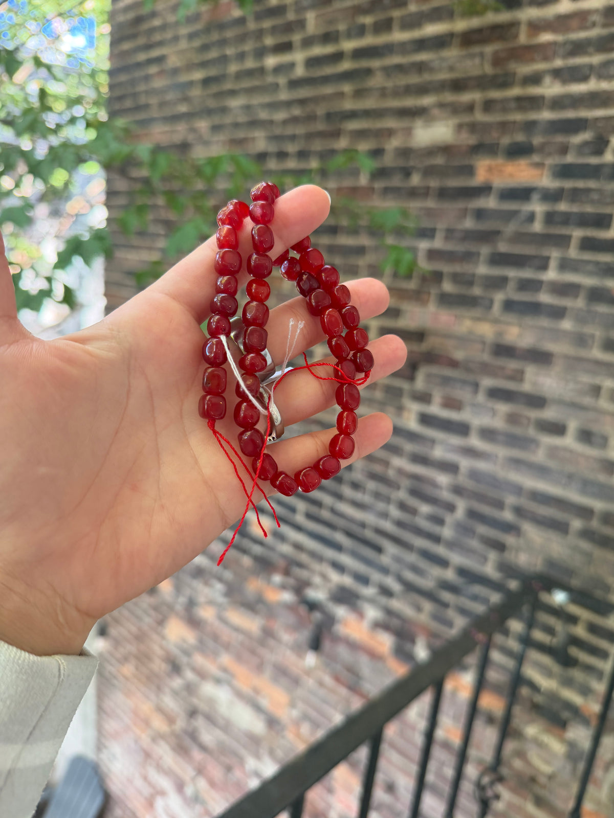 Ruby Red Agate Nuggets