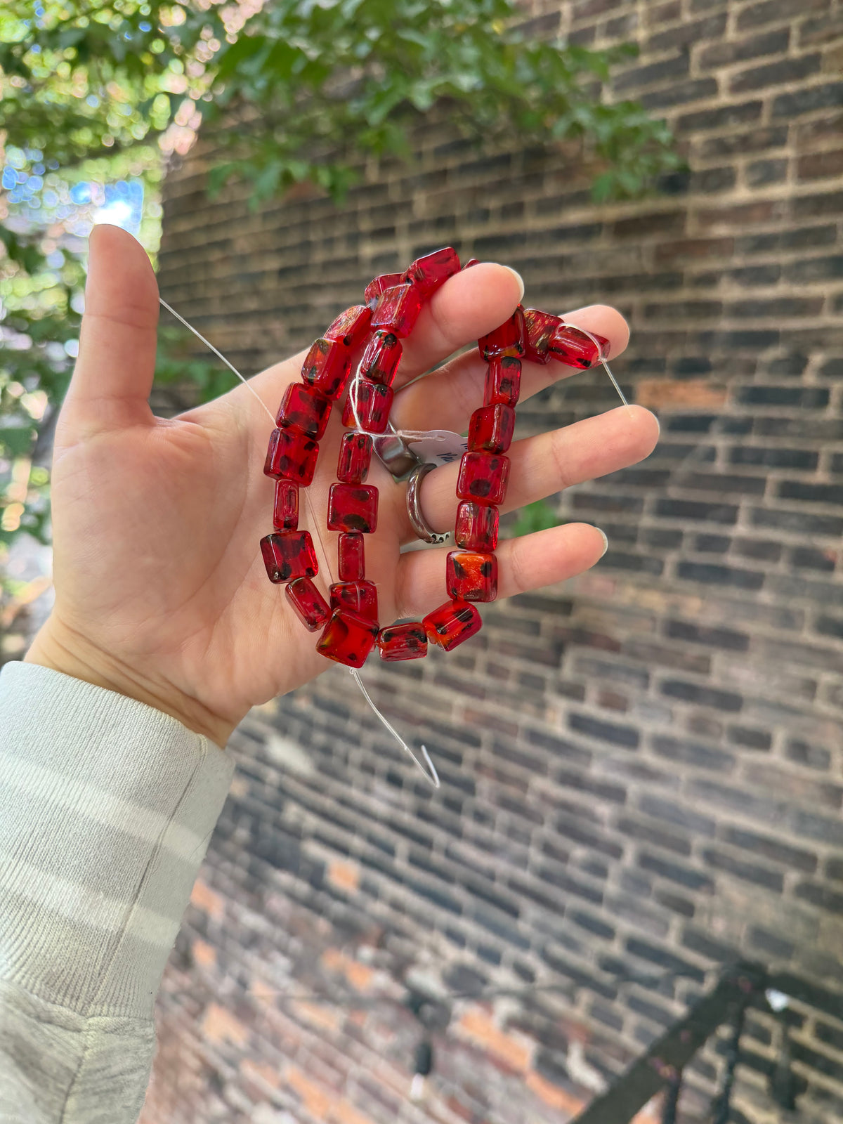 Red Murano Glass
