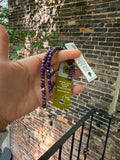 Dyed Imperial Purple Rondelle - 2 strands