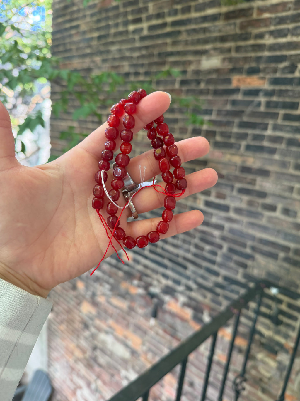 Ruby Red Agate Nuggets