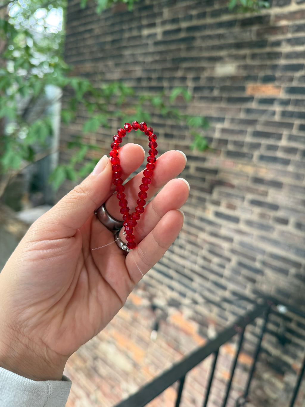 Red Czech Glass