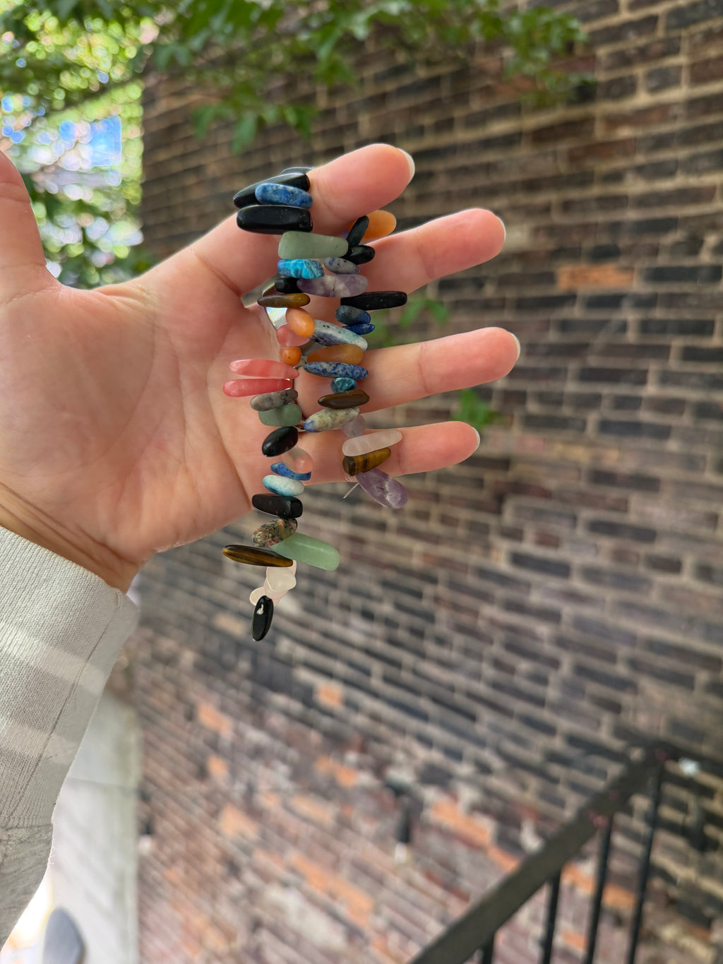 Multi-gemstone Chip Beads