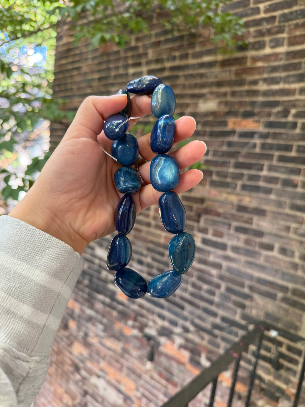 Blue Banded Agate Chunkers