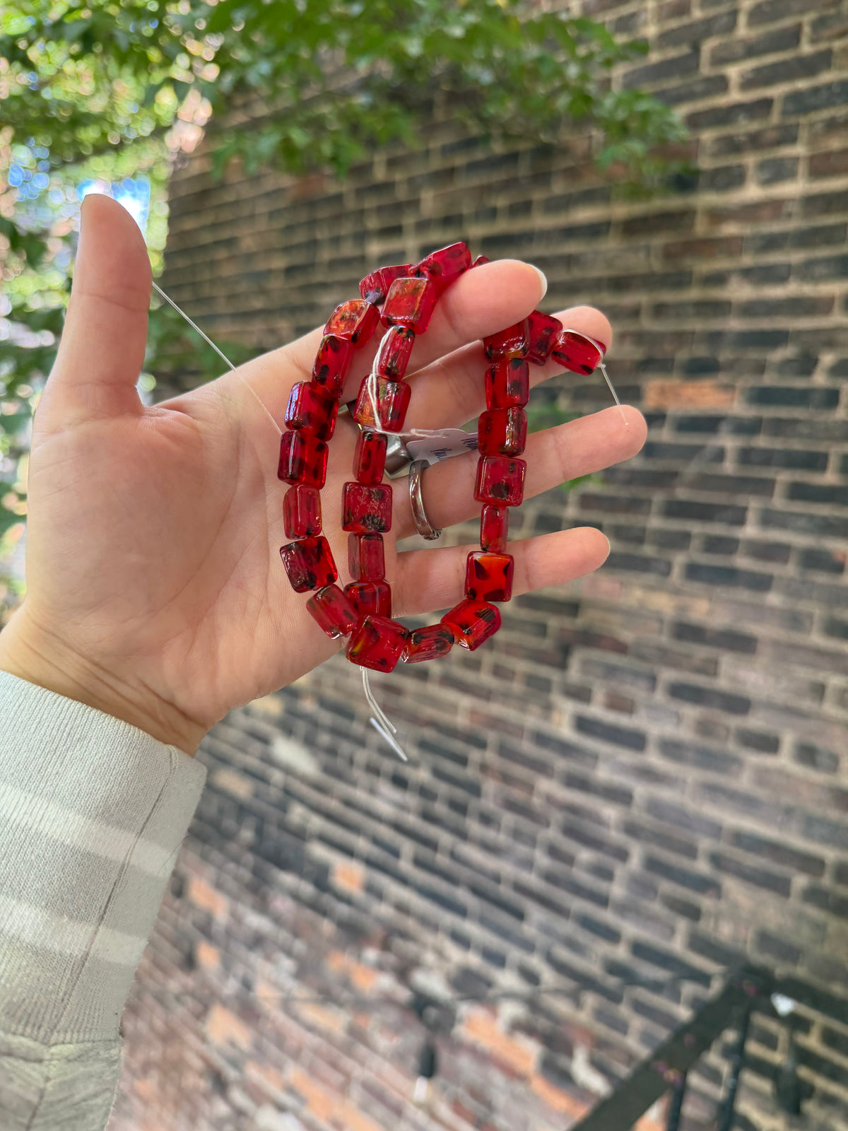Red Murano Glass