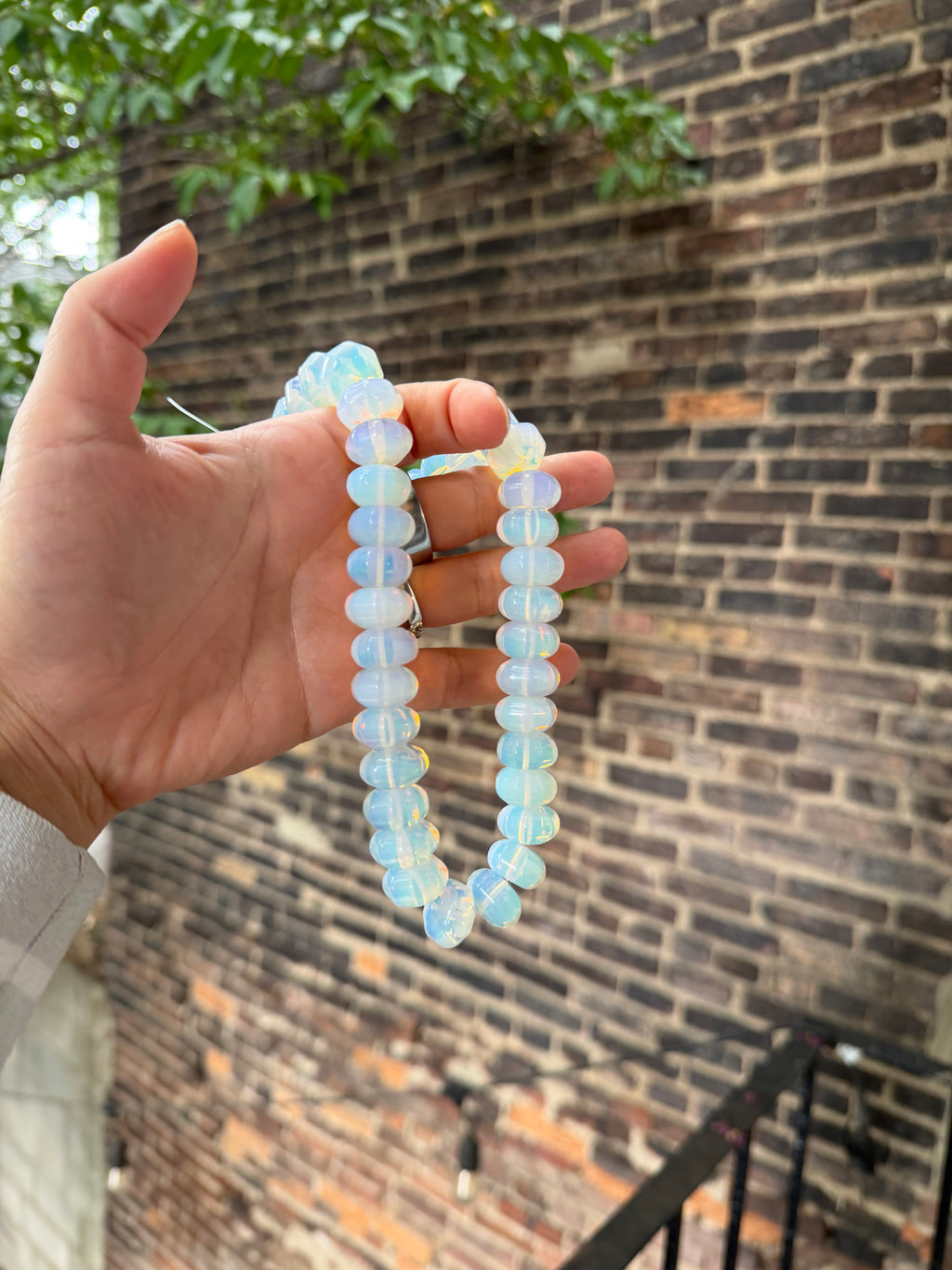 Opalite Rondelle Chunkers