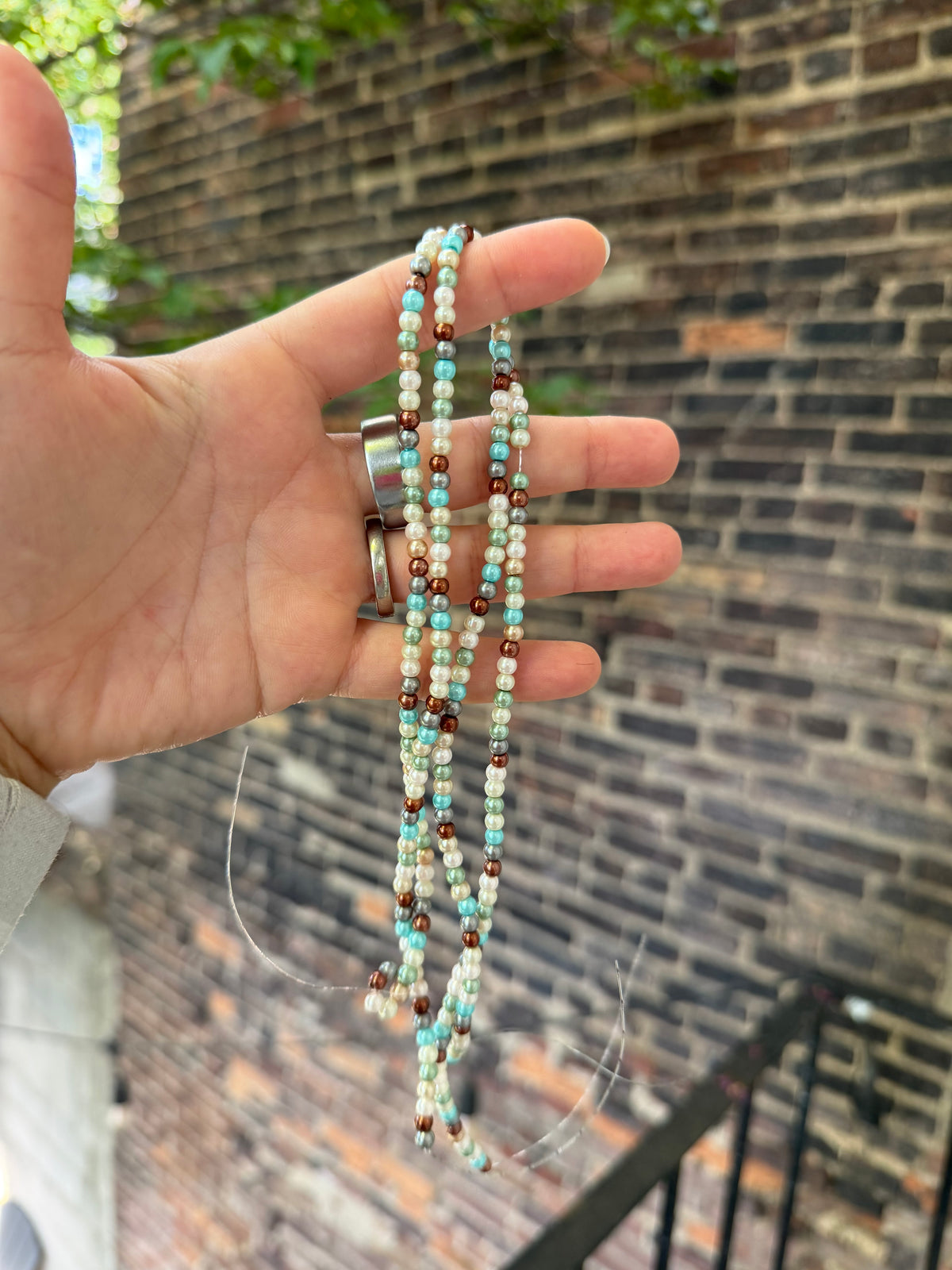 Multi-color Glass Pearls