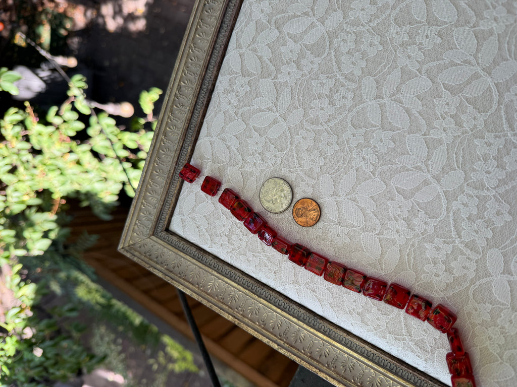 Red Murano Glass