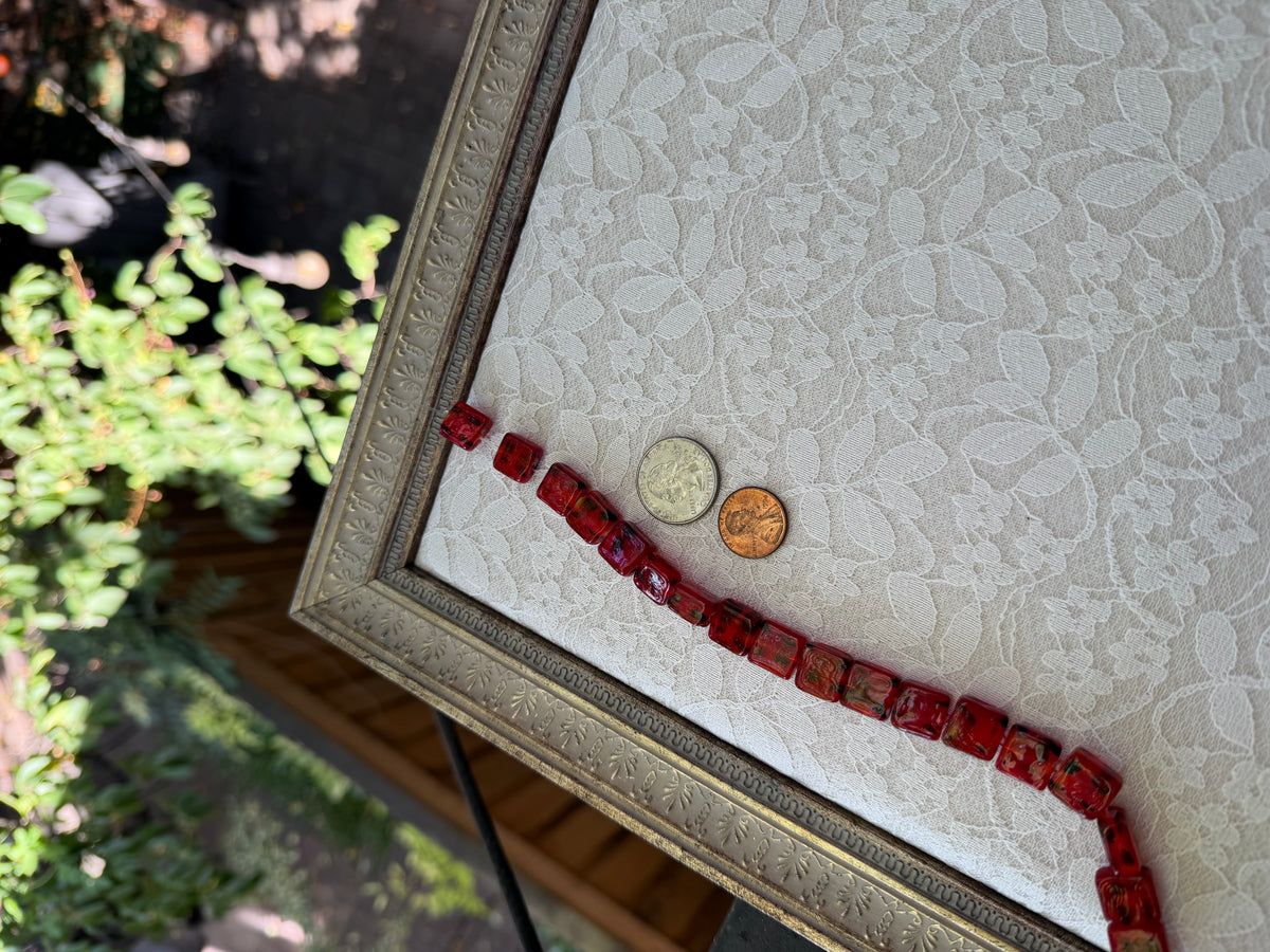 Red Murano Glass