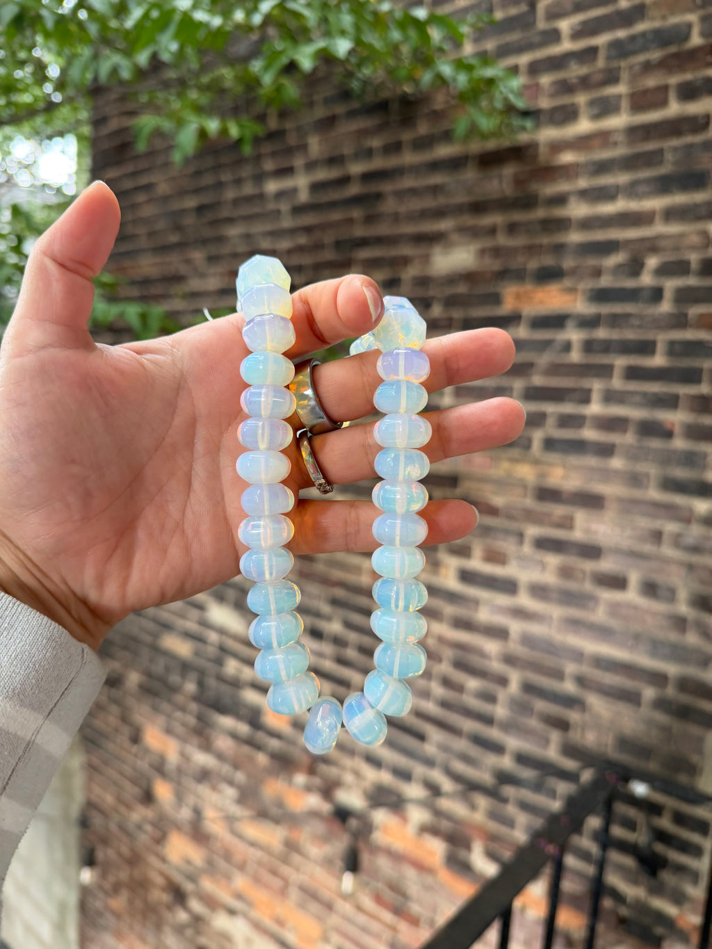 Opalite Rondelle Chunkers