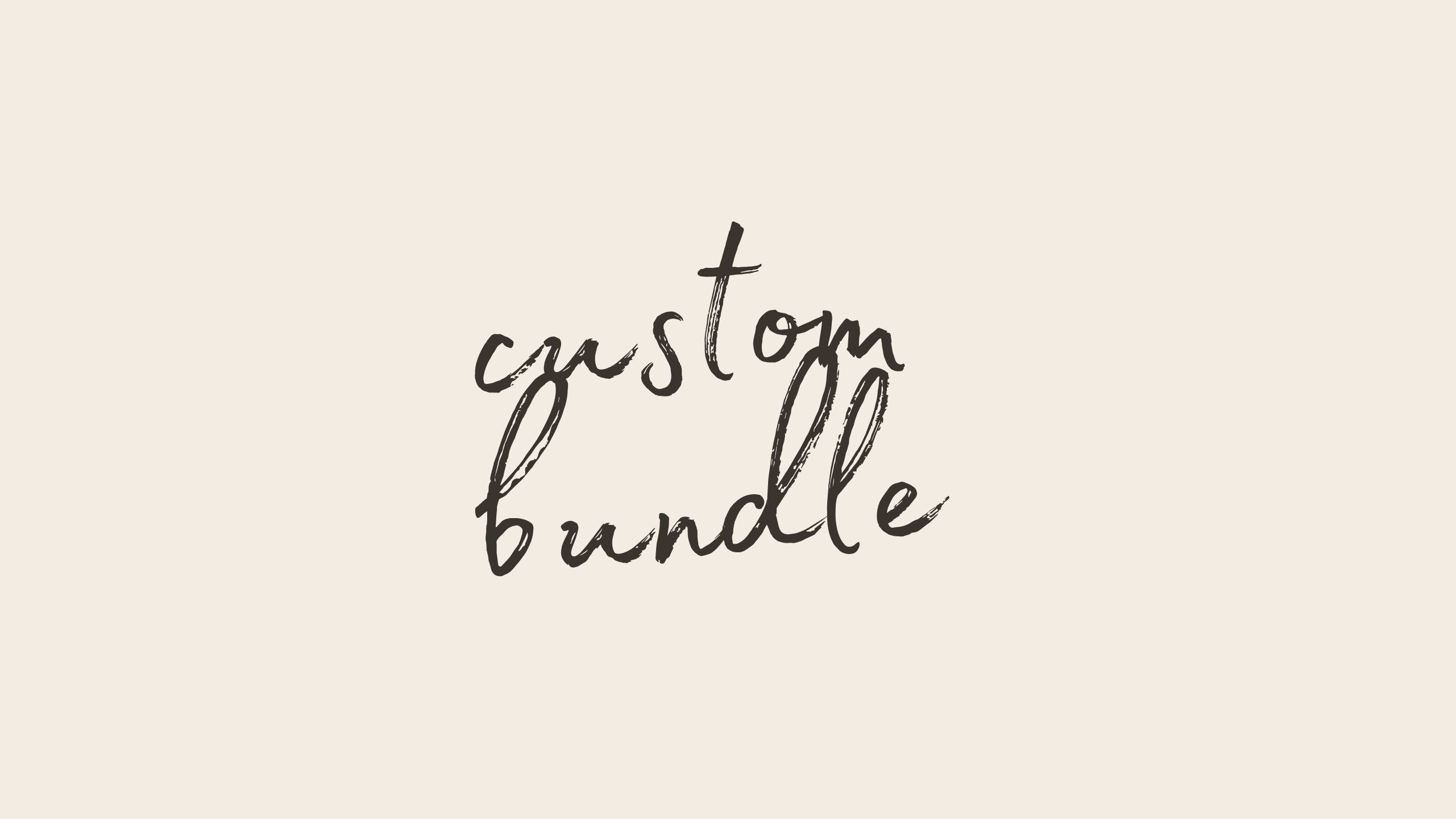 Custom Jewelry Bundle 002